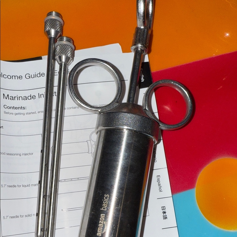 Stainless Steel Marinade Injector Set - Picture 3 of 4